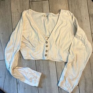 Madewell crop long sleeve